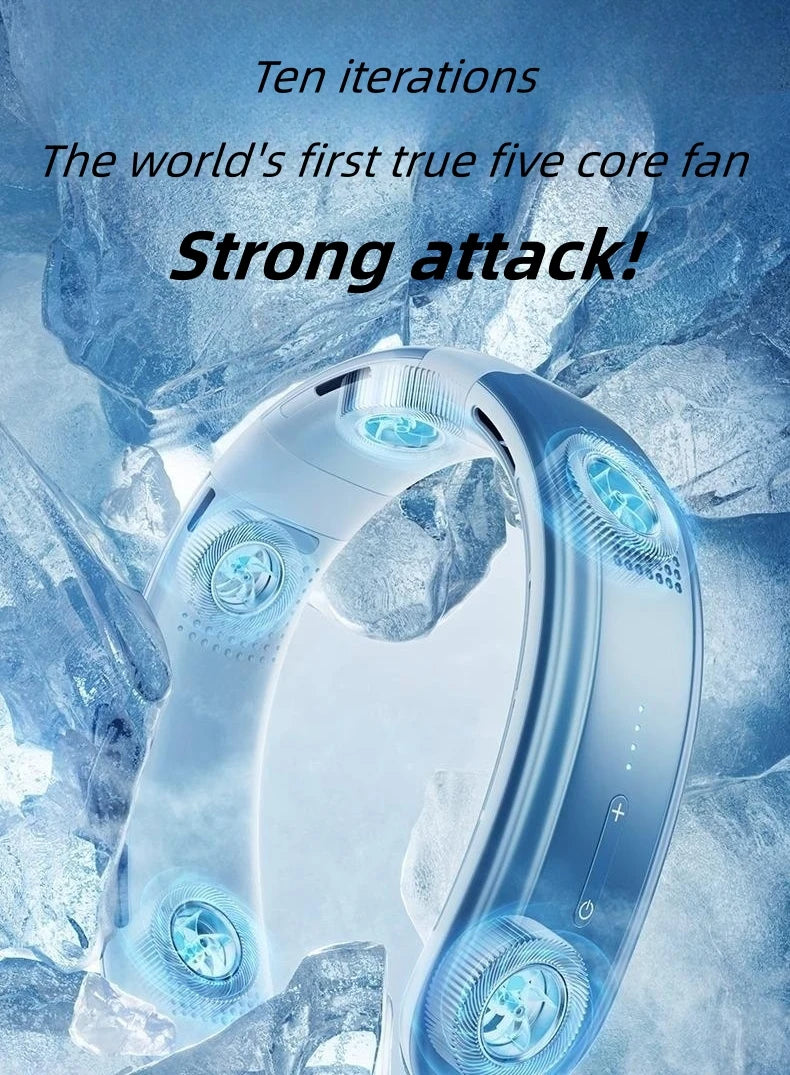 VENTILATEUR DE COU PORTABLE/RECHARGEABLE