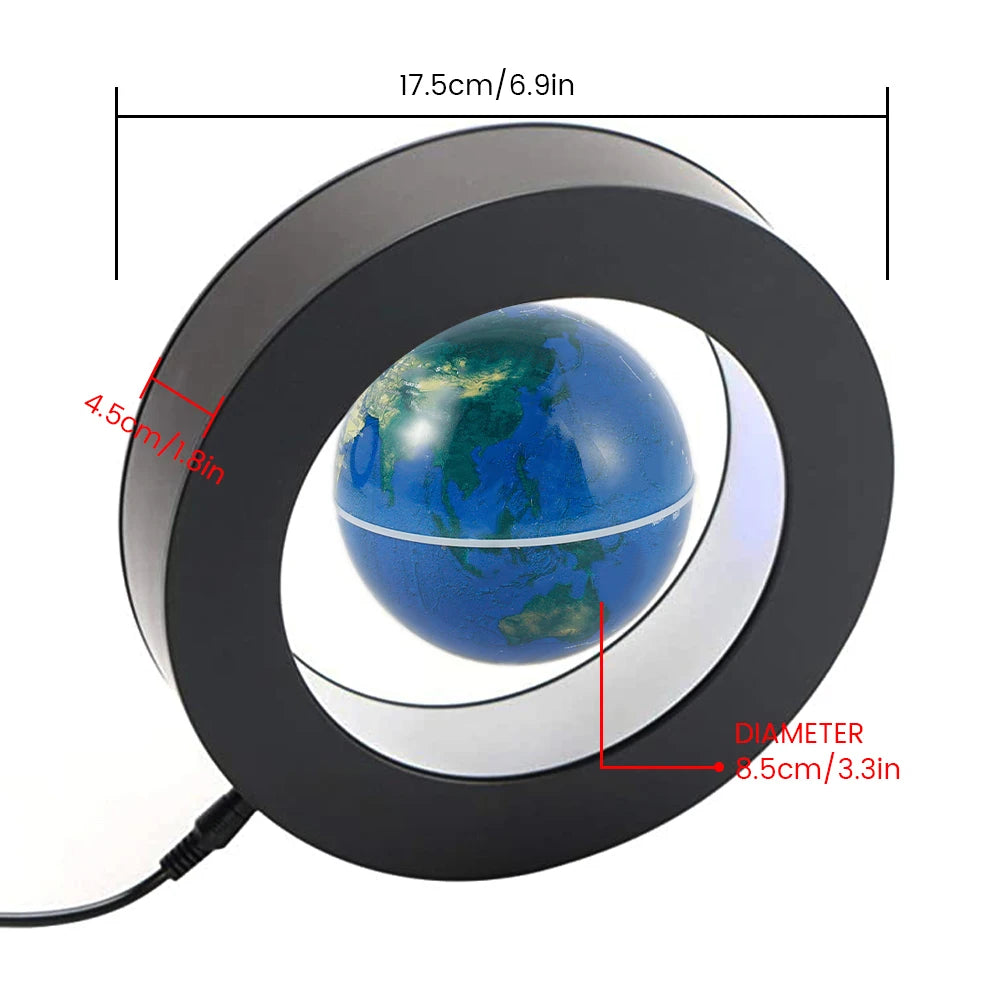 GLOBE TERRESTRE LEVIATION MAGNETIQUE AVEC LED