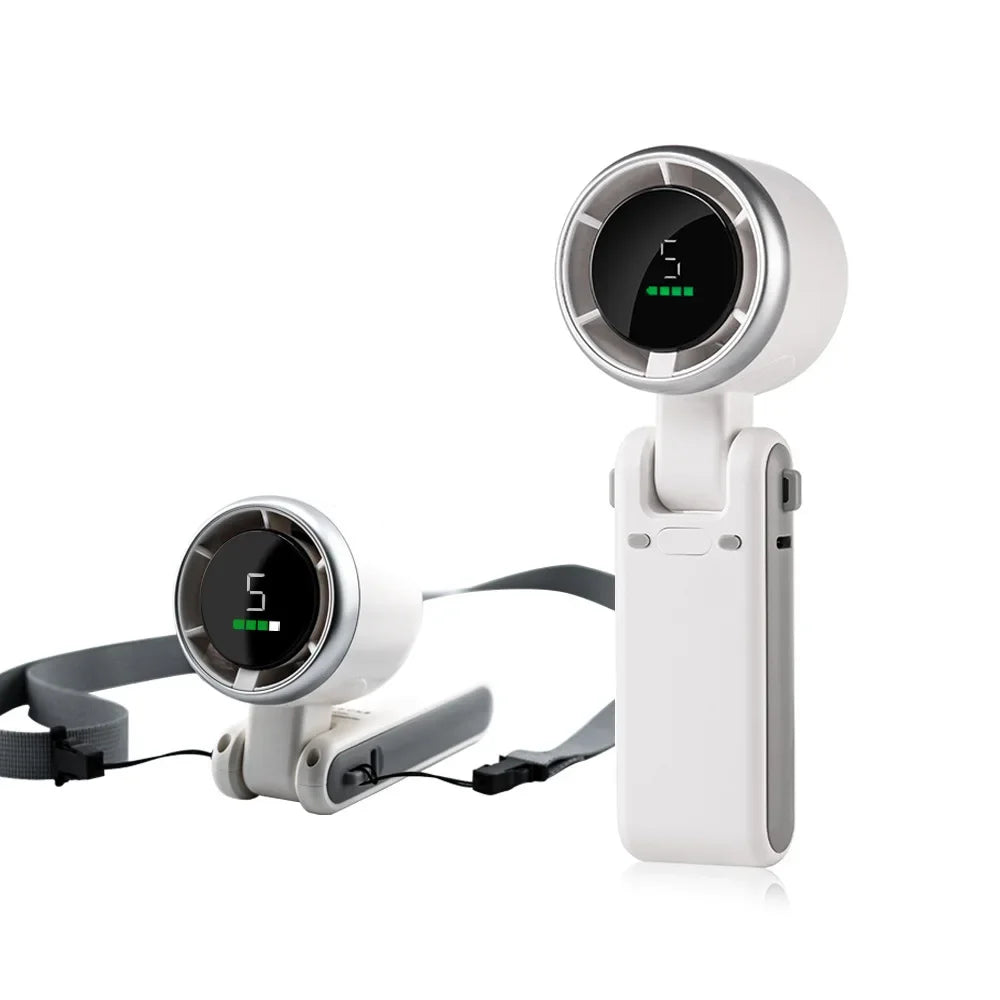 MINI VENTILATEUR DE POCHE PLIABLE SANS LAME RECHARGEABLE