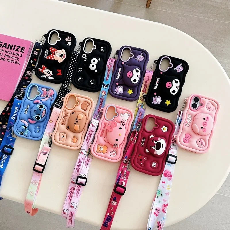 COQUE DESIGN EN DESSIN ANIME 3D MIGNON SANRIO