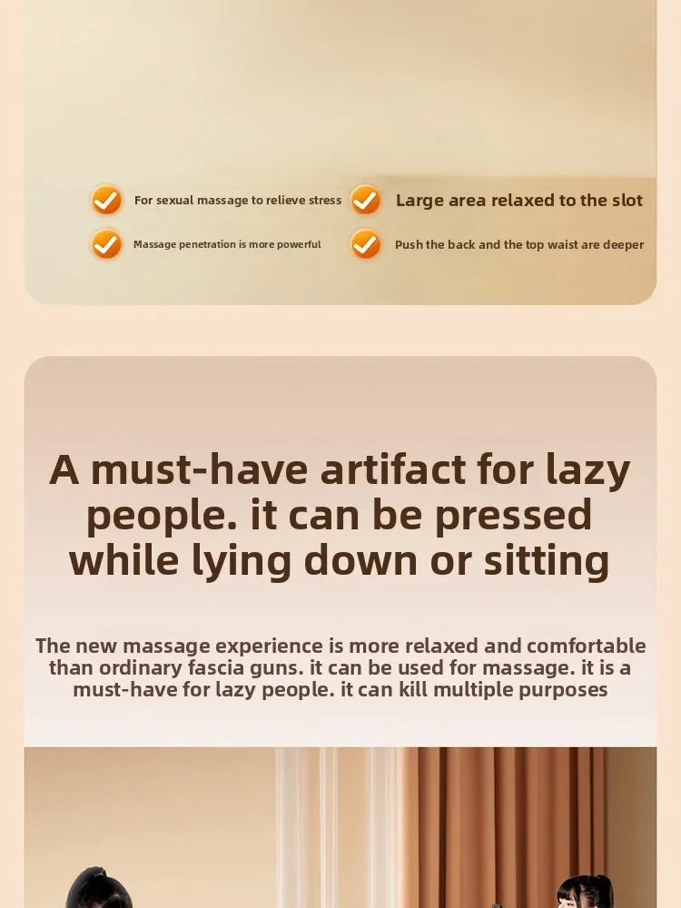 PISTOLET DE FASCIA/MASSEUR MULTI-TETES