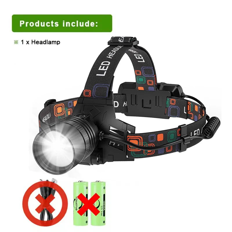 LAMPE FRONTALE EN ALLIAGE D'ALUMINIUM