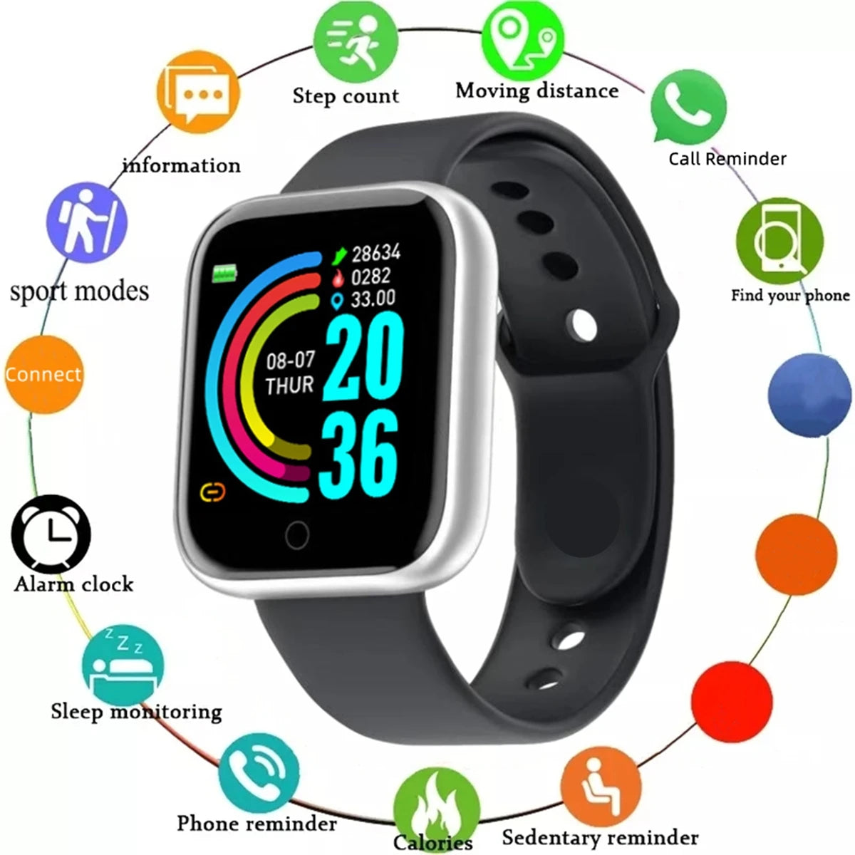 SMART WATCH HOMMES/FEMMES/FITNESS