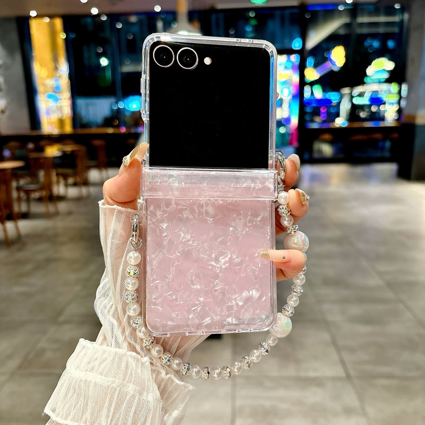 COQUE UNIE A MOTIFS COQUILLAGES POUR TELEPHONES