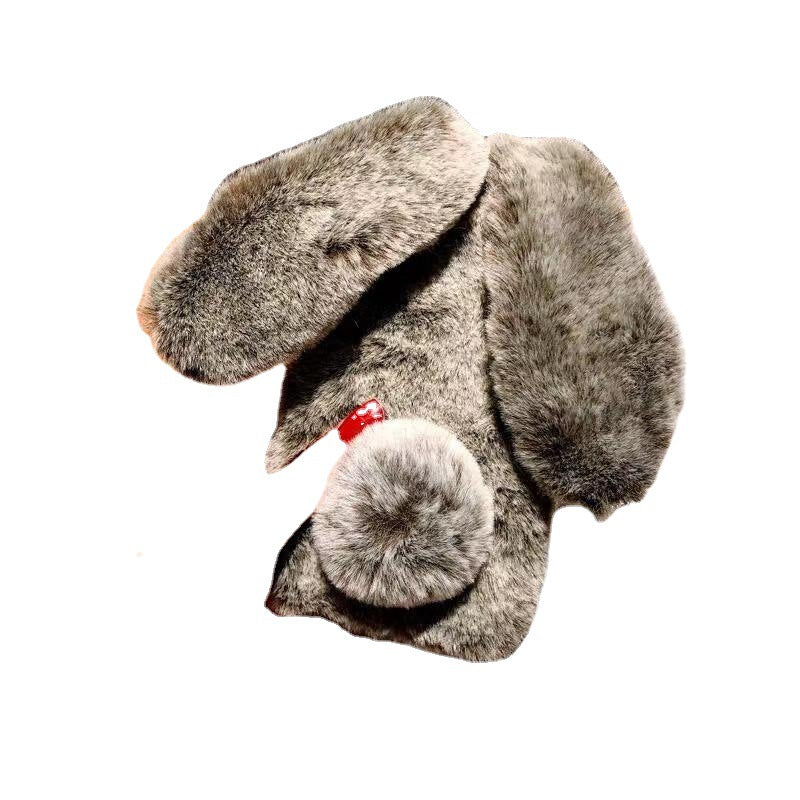 ETUI TELEPHONE EN PELUCHE LAPIN