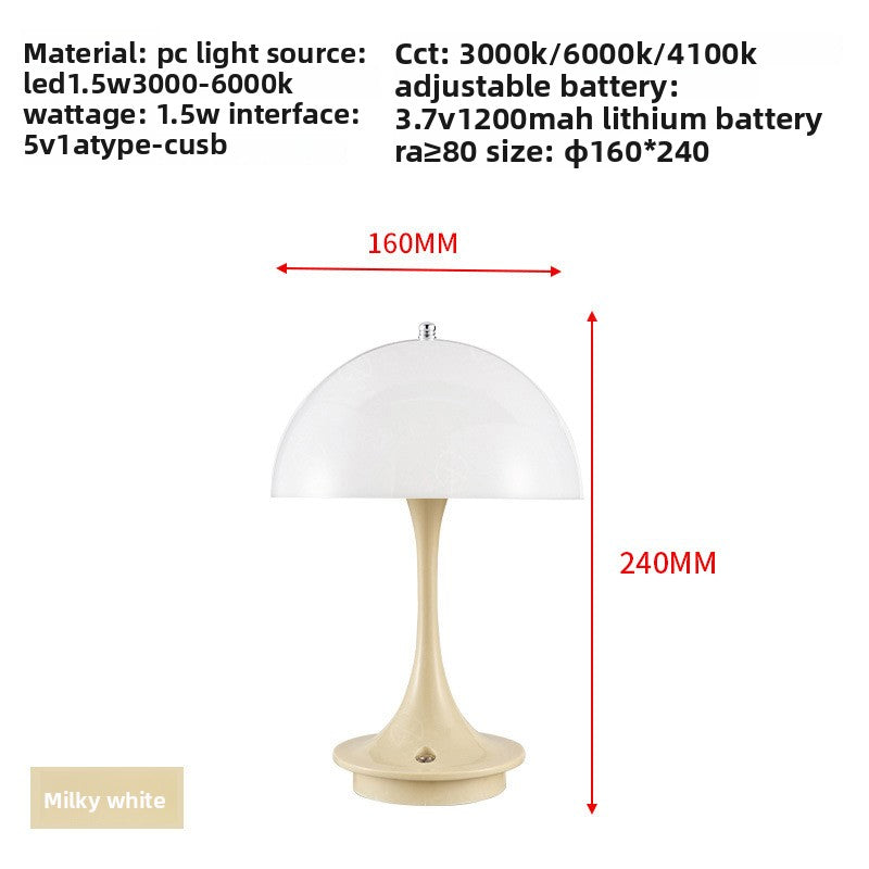 LAMPE DE TABLE RECHARGEABLE A COMMANDE TACTILE