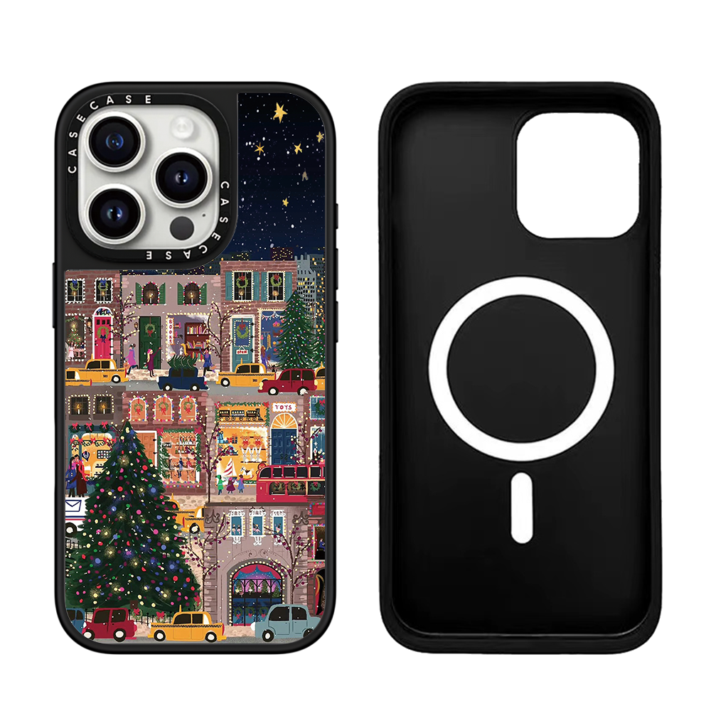 COQUE MAGNETIQUE POUR IPHONE A MOTIF DE NOEL