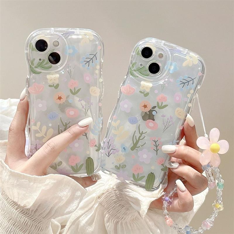 ETUI DE PROTECTION POUR TELEPHONE A MOTIF FLORAL