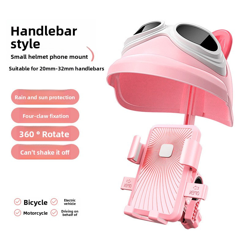 SUPPORT TELEPHONE COMPACT POUR CASQUE VELO/MOTO