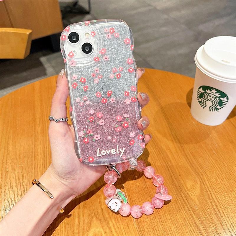 ETUI DE PROTECTION POUR TELEPHONE A MOTIF FLORAL