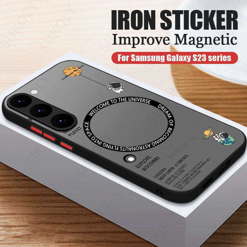 ETUI TELEPHONE EN VENTOUSE MAGNETIQUE INTEGREE