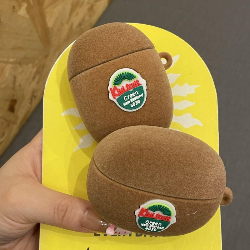 ETUI EN SILICONE POUR AIRPODS-IPHONE AVEC MOTIF KIWI