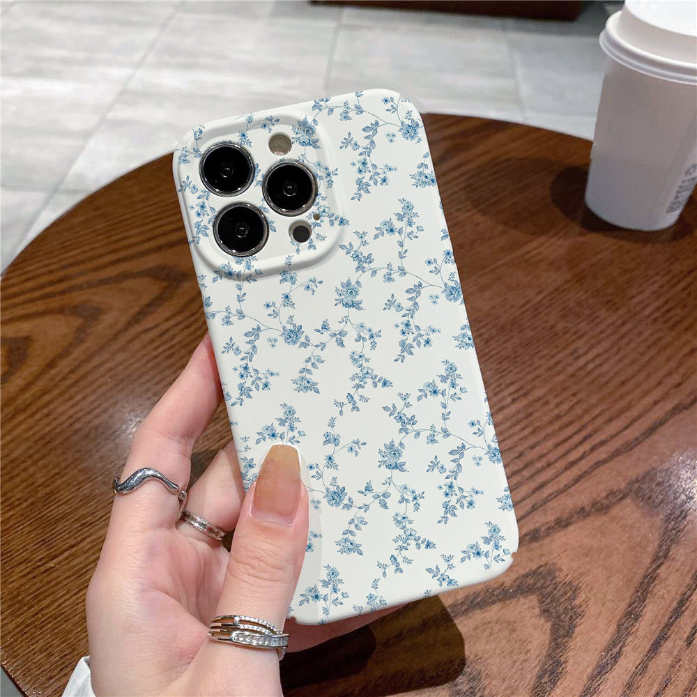 ETUI MAGNETIQUE POUR IPHONE MOTIF FLORAL