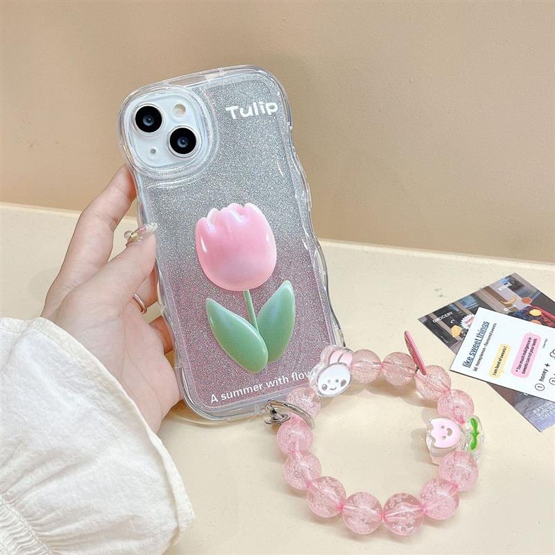 ETUI DE PROTECTION POUR TELEPHONE A MOTIF FLORAL