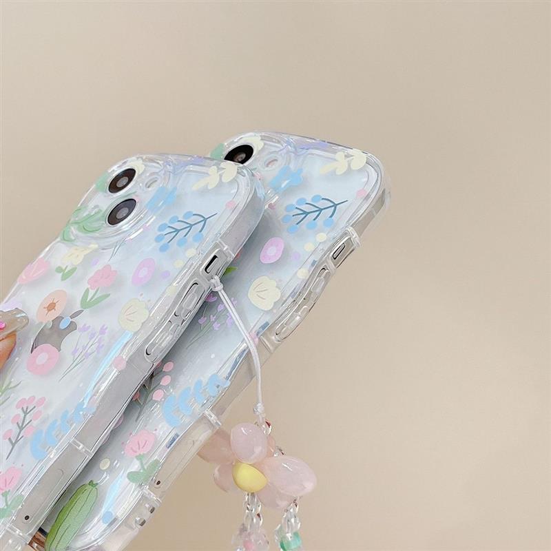 ETUI DE PROTECTION POUR TELEPHONE A MOTIF FLORAL