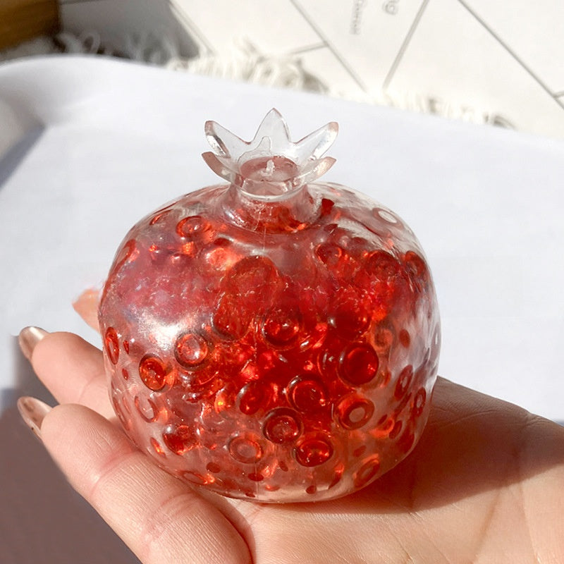 BALLE ANTI-STRESS SENSORIELLE TRANSPARENTE