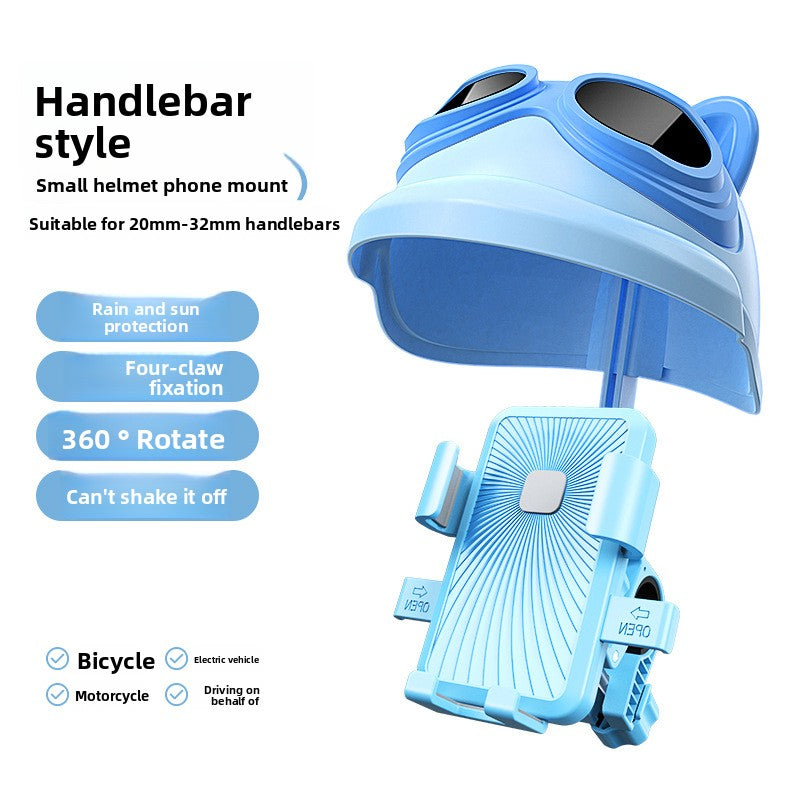 SUPPORT TELEPHONE COMPACT POUR CASQUE VELO/MOTO